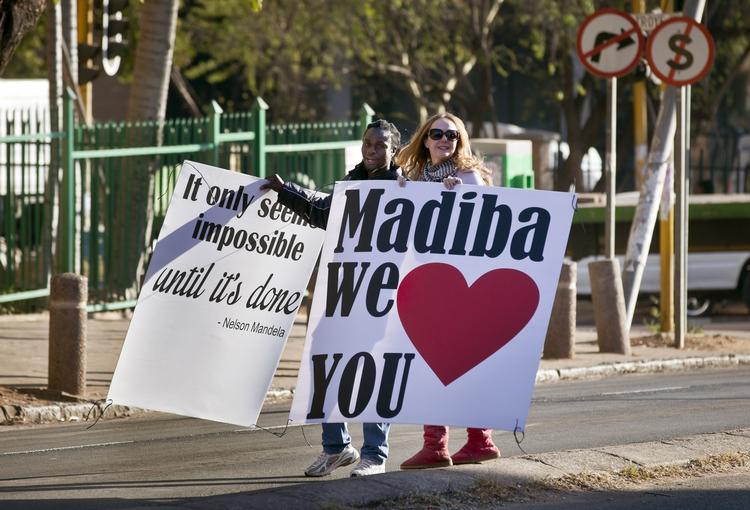 HÅB. Mandelas klan bruger navnet Madiba om den tidligere præsident. 