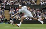 Selvlysende. Roger Federer i aktion i 1. runde. 