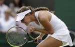 OVERRASKELSEN. For første gang nogen sinde er Michelle Larcher De Brito blandt de 32 sidste i Wimbledon. 