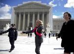 Sejr. Efter flere års juridisk kamp har 83-årige Edith Windsor fra New York fået medhold fra højeste sted i sin klage over forskelsbehandling af par af samme køn. 