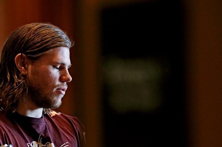 fremad. Mikkel Hansen har lagt den bire VM-finale bag sig. 