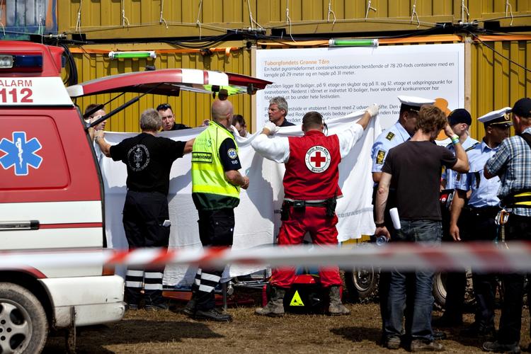 Beredte. Sygeplejersker og øvrigt personale på Køge- og Roskilde Sygehus er klar til at modtage patienter, der er kommet galt afsted på Roskilde Festival. 