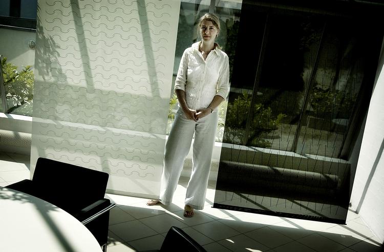 Charlotte Houman har blandt andet designet gardiner. 