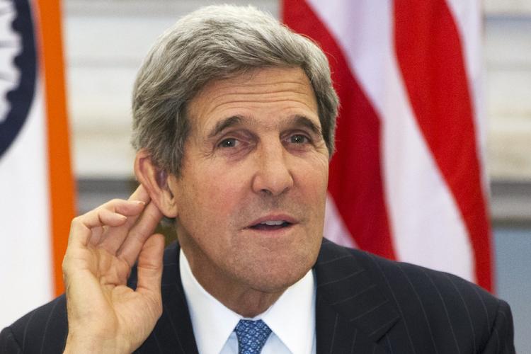 spionage. Udenrigsminister John Kerry er den hidtil mest højtstående amerikaner, som kommenterer afsløringerne af, at USA's efterretningstjeneste NSA angiveligt har aflyttet centrale EU-kontorer. 