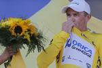 Trøjen. Simon Gerrans fra Orica Greenedge kunne i dag trække i den gule førertrøje. 