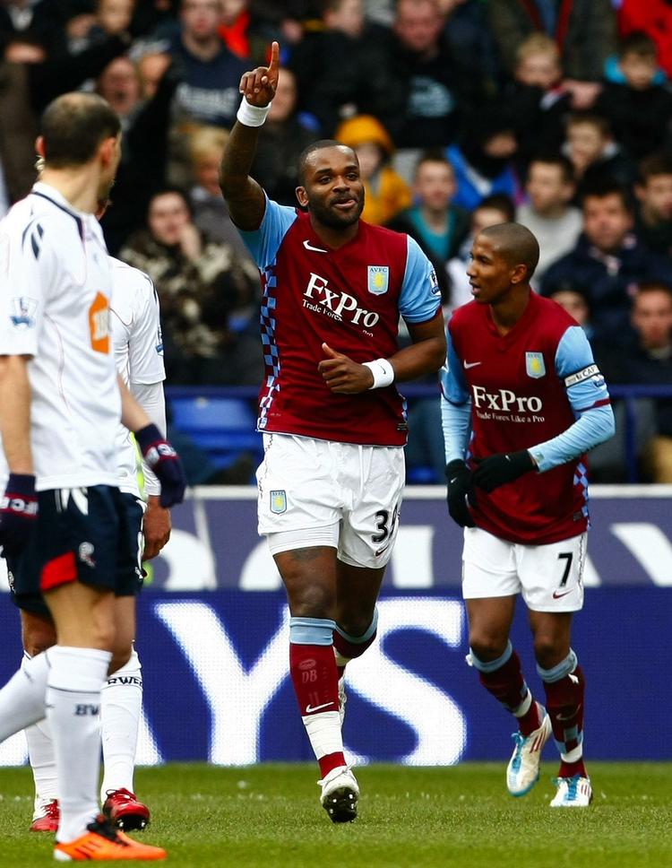 unåde. Darren Bent blev en øjeblikkelig succes hos Aston Villa, da englænderen skiftede til klubben i 2011. 