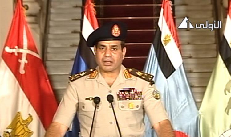 Leder. Abdul Fatah Khalil Al-Sisi har ledet det egyptiske militær i kuppet mod Morsi. Han erklærer, at der snarest muligt skal være valg i landet igen. 