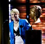 Hæder. Camilla Andersen blev sidste år optaget i Sportens Hall of Fame med en buste af sig selv. 