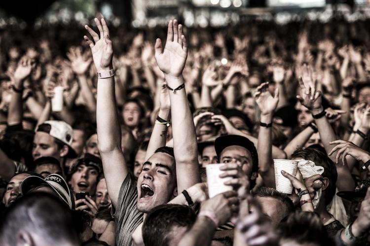 Publikum til Kendrick Lamar på Arena. 
