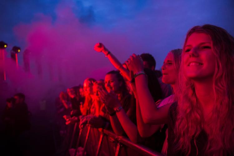 Publikum til Disclosure. 