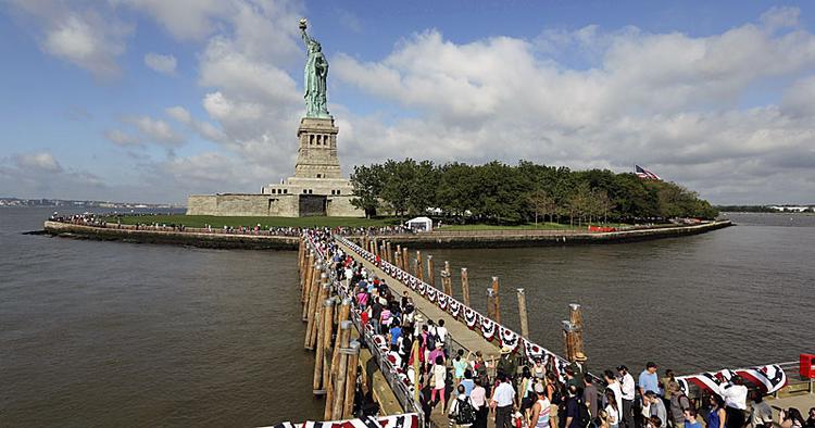 Retur. Terrorangreb, renoveringer og stormskader har gjort livet omskifteligt for Frihedsgudinden de sidste mange år. 