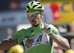 Touren. Peter Sagan dedikerer sin etapesejr til resten af Cannondale-holdet, der kørte fantastisk. 