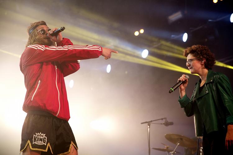 Velkomment. Marie Key begejstrerede Arena-folket, og jublen blev ikke mindre, da Nik (billedet) &amp; Jay kom på gæstevisit. 