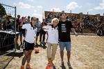 HIP. Tidligere ligestillingsminister Lykke Friis (midten) var både nede med freestylerappen og mur-turneringen på Roskilde Festival. 