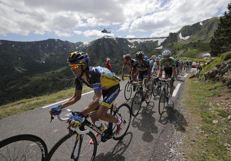 skidt. »Jeg følte mig alt andet end godt kørende,« siger Alberto Contador efter dagens etape. 