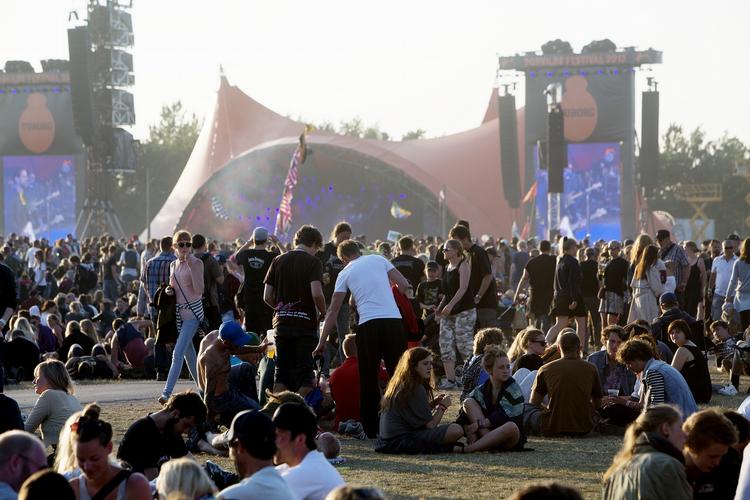 FREDELIGT. Årets Roskilde Festival har været ganske rolig for politiet. 