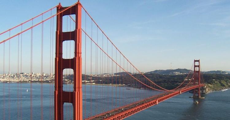 POPULÆR. Golden Gate Bridge i San Francisco er populær at krydse både i bil, på cykel og til fods. 