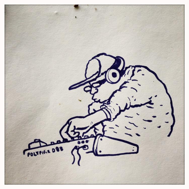 knapperne. Blandt de elektroniske musikere og dj's, som har flirtet med jazzen, er Trentemøller, Thomas Knak (Opiate), DJ Wunderbaum og Dodebum. Tegning: Philip Ytournel 