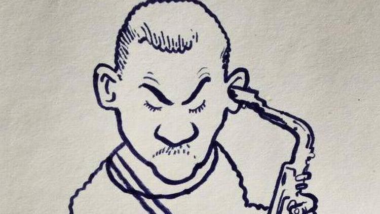 brainstorm. Der er nærmest ingen grænser for, hvad man kan opleve i avantgardjazzens selskab. Tegning: Philip Ytournel 