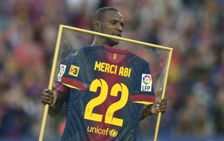 Hyldet. Abidal tog afsked med Barcelona-publikummet i maj. 