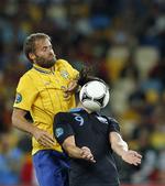 Forsvarsspiller. Olof Mellberg har gennem en lang klubkarriere været vant til at spille overfor verdensklasseangribere. 