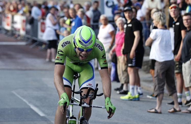 Danmarksmester. Brian Vandborg må tage til takke med en beskeden placering på dagens etape. 