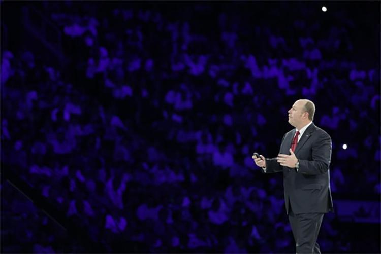 NYSKABELSER. I følge Microsofts Kevin Turner (bill.)  kommer der flere nyheder fra Microsoft henover det næste år, end i nogen anden tidsperiode i firmaets 38-årige historie. (Foto: Microsoft) 