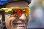 Tilfreds. »Mit hold kørte enestående godt«., siger Alberto Contador om dagens etape. 