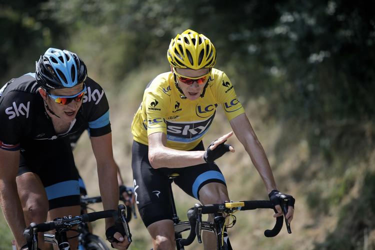 FOKUS. Tour de Frances førende rytter, Chris Froome, havde ikke lyst til at tale med pressen forud for dagens Mont Ventoux-etape. 