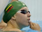 GULDVINDER. Lige som Daniel Steen Andersen vandt den olympiske mester Ruta Meilutyte to medaljer i Poznan. 
