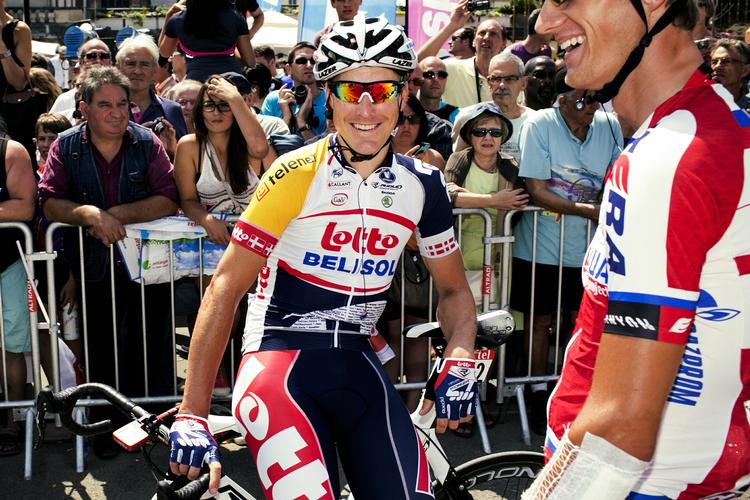 mål. »Jeg vil gøre alt for at være der og komme med i et udbrud«, siger Lars Bak før dagens 16. etape. (arkiv) 