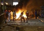 Protest. Morsi-tilhængere demonstrerer i gaden i Kairo. 