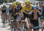 Angrebslysten. Det lykkedes ikke Contador at sætte manden i den gule trøje, Chris Froome, af i dagens etape. 