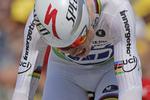 Verdensmester. Tyske Tony Martin er ikke kun forsvarende verdensmester i enkeltstart, han har også vundet de seneste fem gange, han har stillet op i disciplinen i alle løb. Deriblandt den første af årets enkeltstarter i Tour de France. 