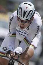 Favorit. Trods fem sejre på de sidste fem enkeltstarter, Tony Martin har kørt, så kunne han ikke sætte konkurrenterne til vægs på dagens enkeltstart. 