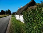Facaden. Åh, intet er vel smukkere at dele med verden end den smukke natur, set fra cockpittet i en cabriolet. 