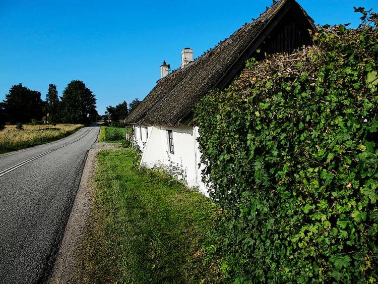 Facaden. Åh, intet er vel smukkere at dele med verden end den smukke natur, set fra cockpittet i en cabriolet. 