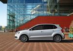 VW Polo Blue GT kombinerer en økonomisk motor med sportsligt udseende, bl.a. med store alu-fælge. Foto: VW 
