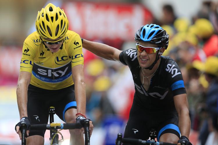 Svaghed. Selv om Chris Froome øgede sit forspring i det samlede klassement, viste han svaghedstegn på dagens hårde etape. 