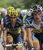 Forsøg. Trods flere forsøg på at sætte Chris Froome (Sky) måtte Alberto Contador endnu engang sande, at den 28-årige kenyaner ikke viser de store svaghedstegn. 