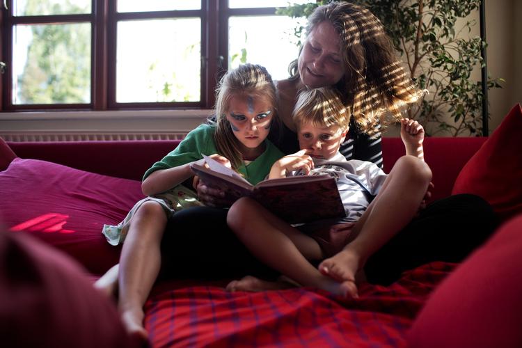 Udsat. Familien Mogensen bor i et hus i Brønshøj, hvis koncentration af radon er højere end grænseværdien. 