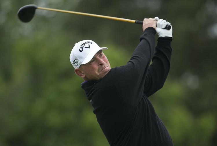 Finalerunde. Thomas Bjørn har kæmpet sig videre til finalerunden i The Open, mens Thorbjørn Olesen ikke gik videre. 