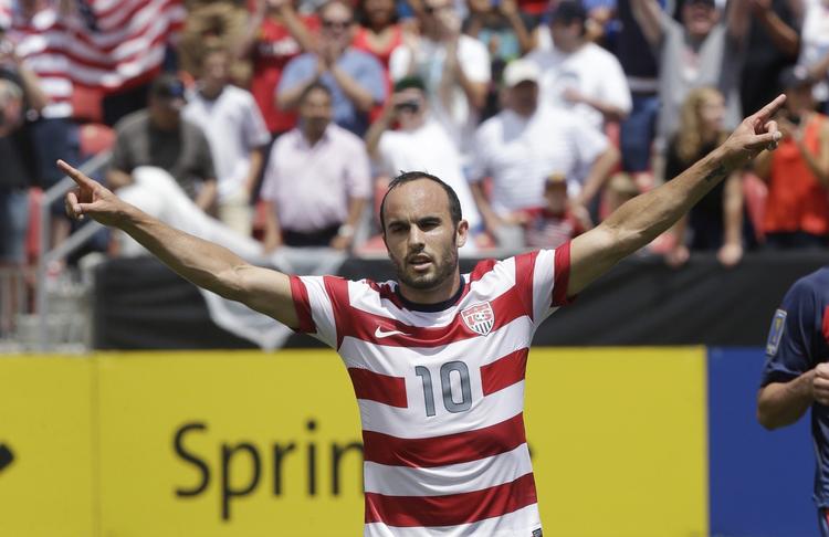 COMEBACK. Et mål og tre oplæg stod Landon Donovan for mod El Salvador. 