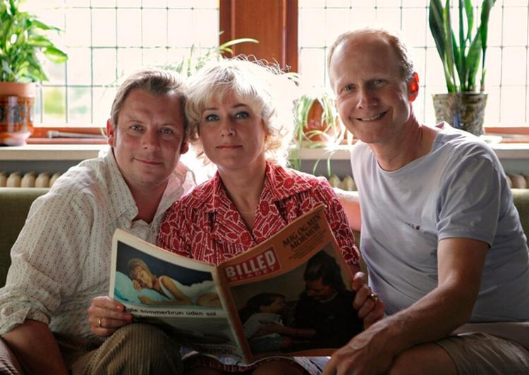 Rolleliste. Anders W. Berthelsen og Sidse Babett Knudsen ses her sammen med filmens instruktør, Niels Arden Oplev. 