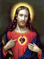 Sår. Dyrkelsen af det brændende og tornekronede hjerte satte sig utallige spor i 1600-tallets ikonografi og lever gennem folkelige votivbilleder og glansbilleder videre op til vor egen tid. Illustration fra bogen 