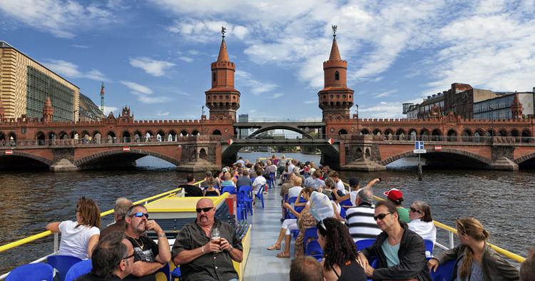 En strejke betyder, at ganske få af Berlins turistbåde kan sejle i de kommende dage. 