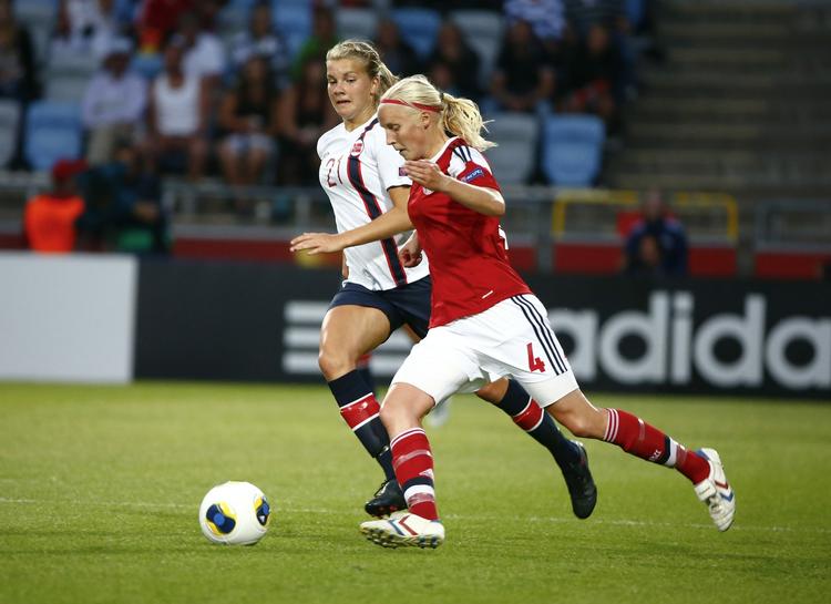 Populært. Anden halvleg af semifinalen mod Norge blev set af 731.000 danskere. 