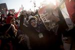 Opbakning. Tahrirpladsen er fuld af egyptere, der støtter militæret, som har afsat præsident Mohamed Morsi. 