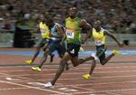 HURTIG. Usain Bolt beviste i går aftes endnu engang, at han er klodens hurtigste mand. 