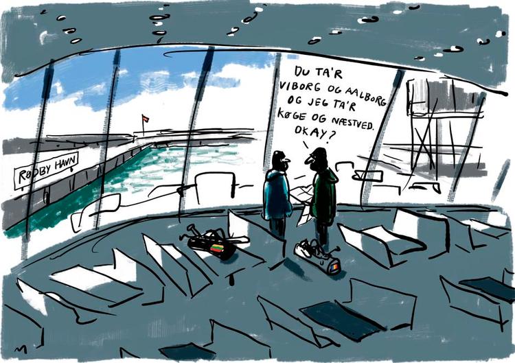 Tegning. Mette Dreyer 